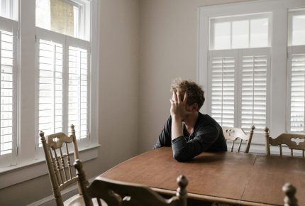 mand suffering with anxiety and depression